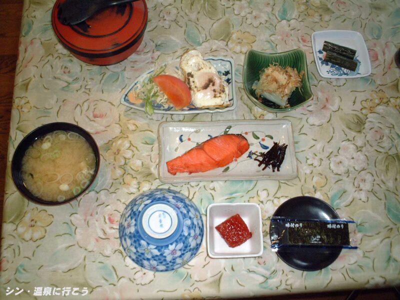 中小屋温泉　きくの園　朝食