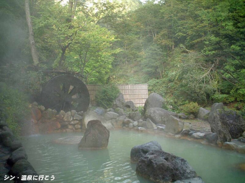天人峡温泉　天人閣　露天風呂