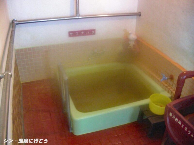 毒沢鉱泉 宮乃湯旅館 洋風浴室 サウナバス
