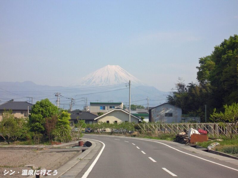 八田温泉　樹園　富士山