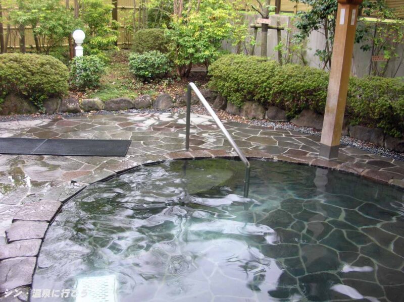 なんぶの湯 南部町交流促進施設 露天風呂