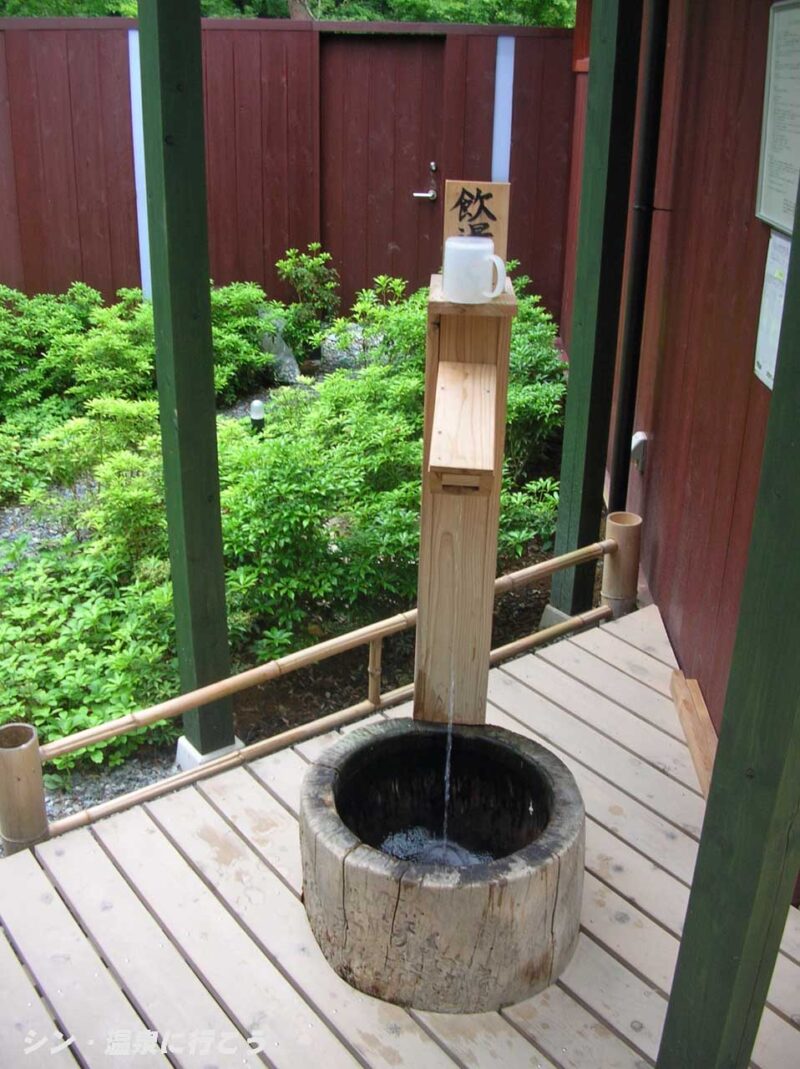 西山温泉 湯島の湯 飲泉場