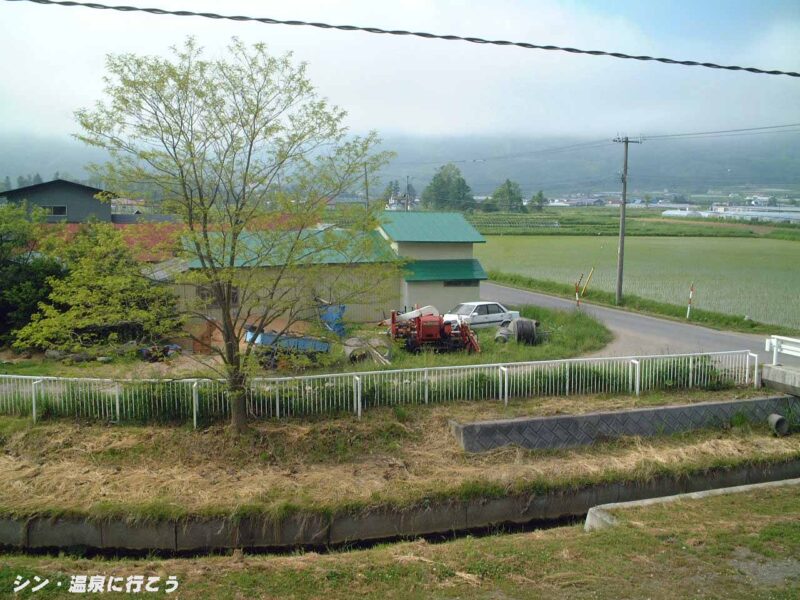 濁川温泉　新栄館　客室からの景観