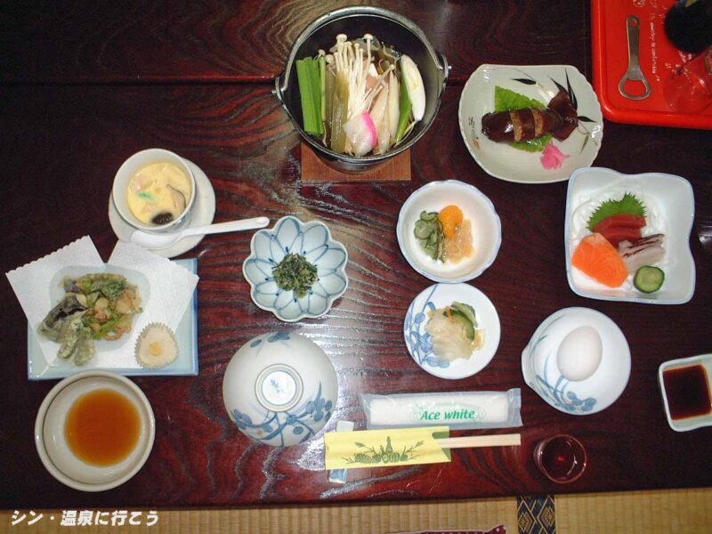 濁川温泉　新栄館　夕食