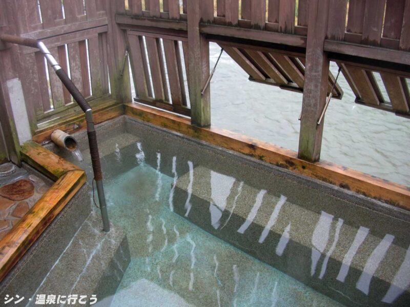 湯村温泉　元湯公衆浴場　露天風呂