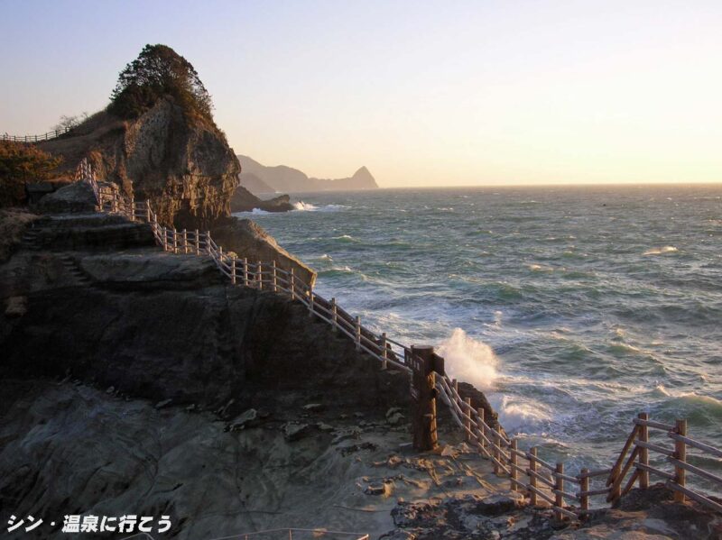 堂ヶ島温泉　沢田公園露天風呂　景観
