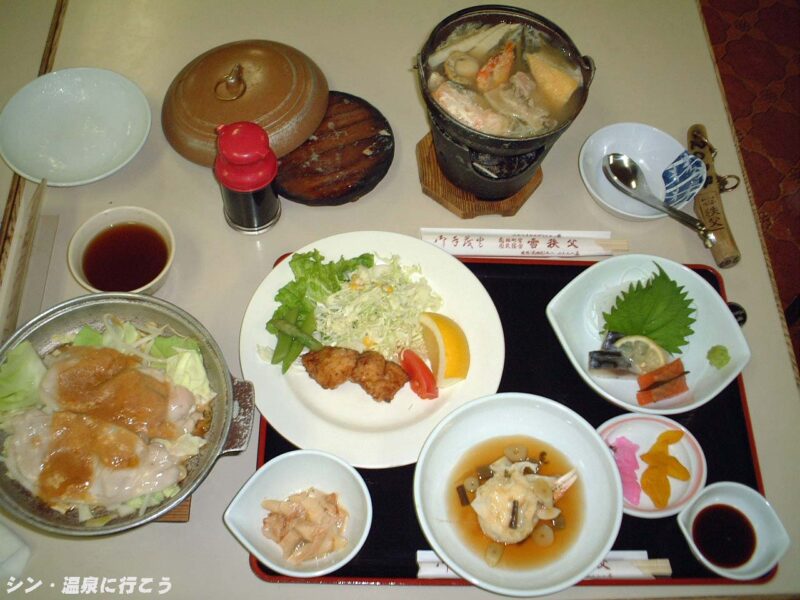 ニセコ湯本温泉　国民宿舎雪秩父　夕食