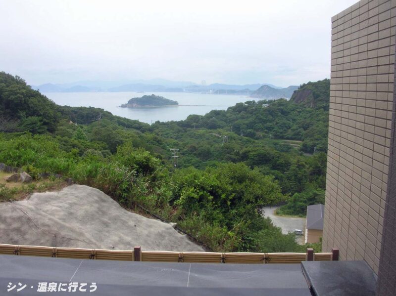 南淡温泉 休暇村南淡路 露天風呂からの景観