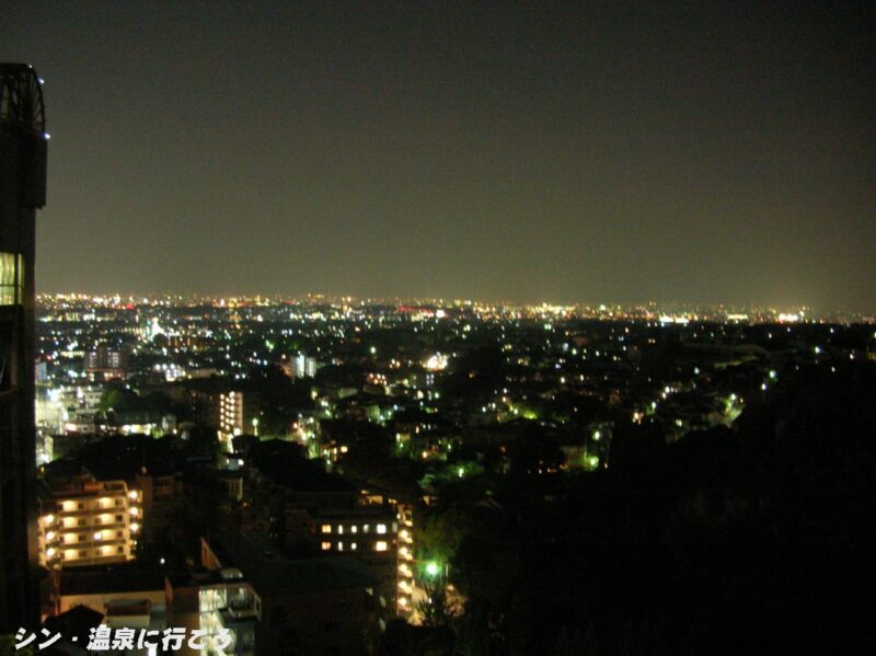 箕面温泉 スパーガーデン 夜景