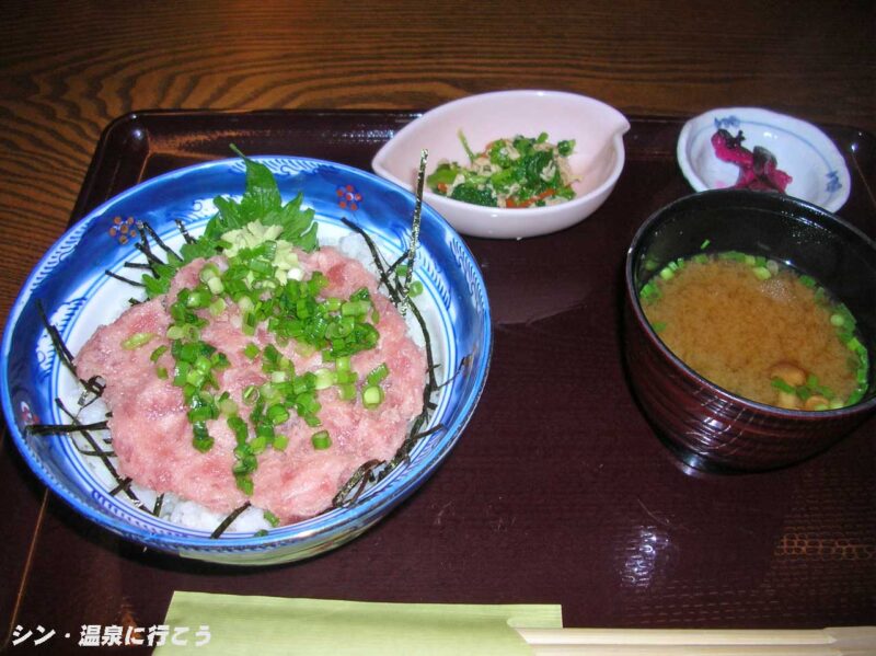 浜北温泉　あらたまの湯　ネギトロ丼