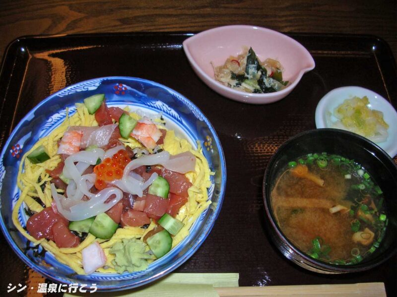 浜北温泉　あらたまの湯　海鮮丼