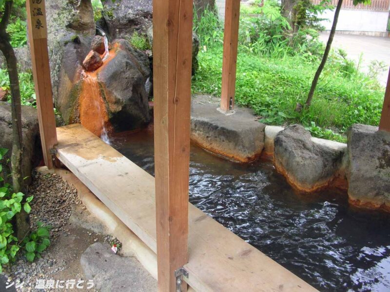 平湯温泉 足湯公園